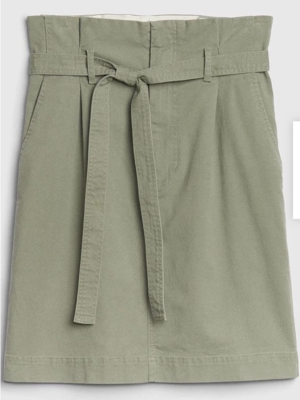 GAP Olive Green Paperbag Mini Skirt - NWT (New with Tags) - Size 2